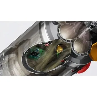 Dyson V12 Detect Slim Absolute Cordless Vacuum Yellow/Nickel – advanced whole-machine filtration