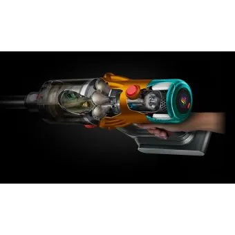 Dyson V12 Detect Slim Absolute Cordless Vacuum Yellow/Nickel – LCD screen and motor