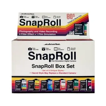 Escura SnapRoll Box Set front view with 6 blind boxes