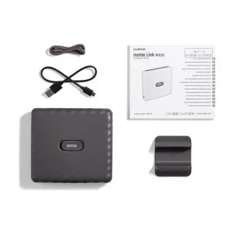 Fujifilm Instax Link Wide Smartphone Printer Mocha Gray