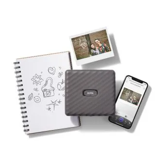 Fujifilm Instax Link Wide Smartphone Printer Mocha Gray