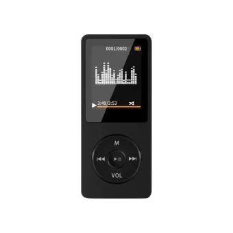 goshyda mini mp4 player with bluetooth – portable mp3 music player for running & studying