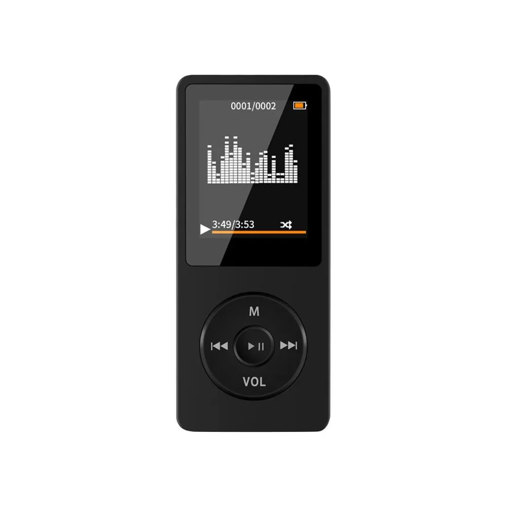 goshyda mini mp4 player with bluetooth – portable mp3 music player for running & studying