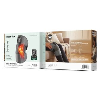 Green Lion 3 in 1 Cordless Knee Massager and Heat Therapy – packaging