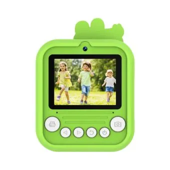 Green Lion Little Click Instant Print Camera Green back with 2.4" screen
