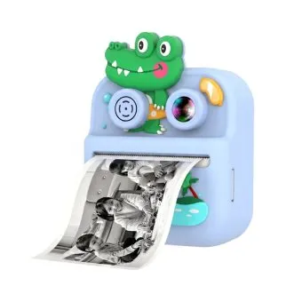 Green Lion Little Click Instant Print Camera in Blue