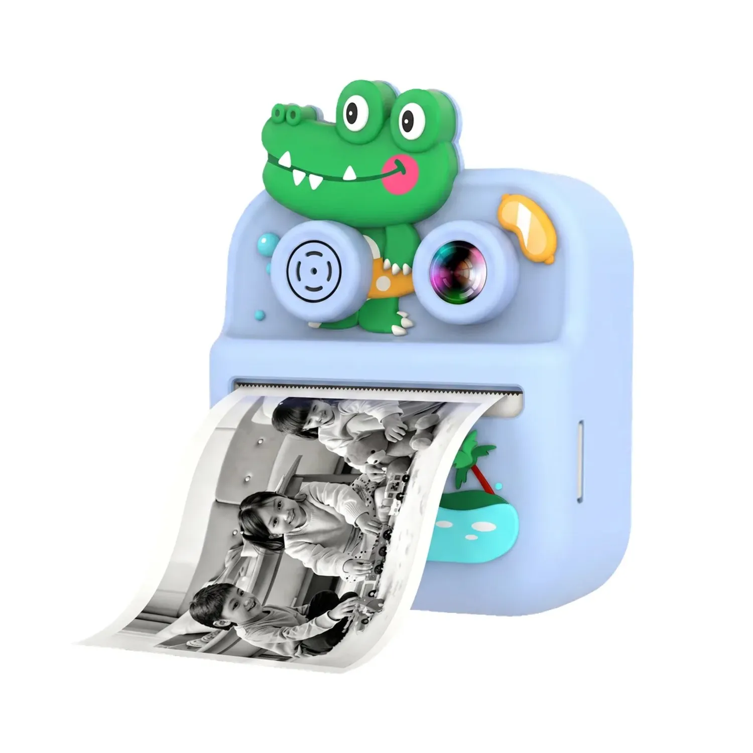 Green Lion Little Click Instant Print Camera in Blue