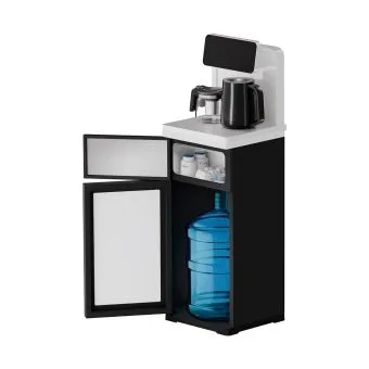 Green Lion Tea Bar Machine Water Dispenser White with bottle storage
