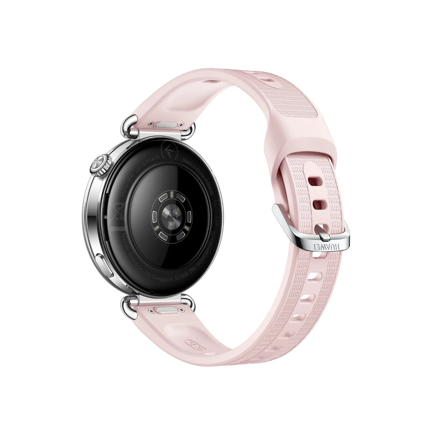 huawei watch gt 7 41mm smartwatch | 1.32 inch amoled 3000 nits | dual band gnss | up to 14 day battery life | pink | back view