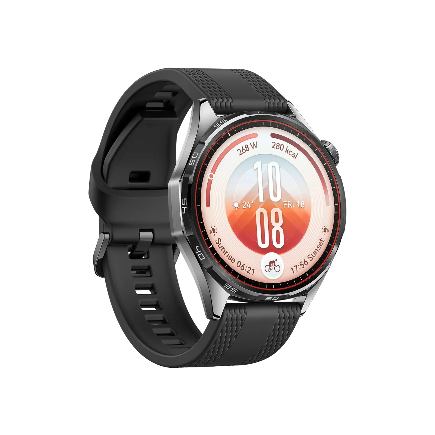 huawei watch gt 7 46mm smartwatch | 1.47 inch amoled 3000 nits | dual band gnss | up to 21 day battery life | black | side view