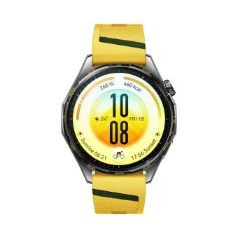 huawei watch gt 7 46mm smartwatch | 1.47 inch amoled 3000 nits | dual band gnss | up to 21 day battery life | yellow