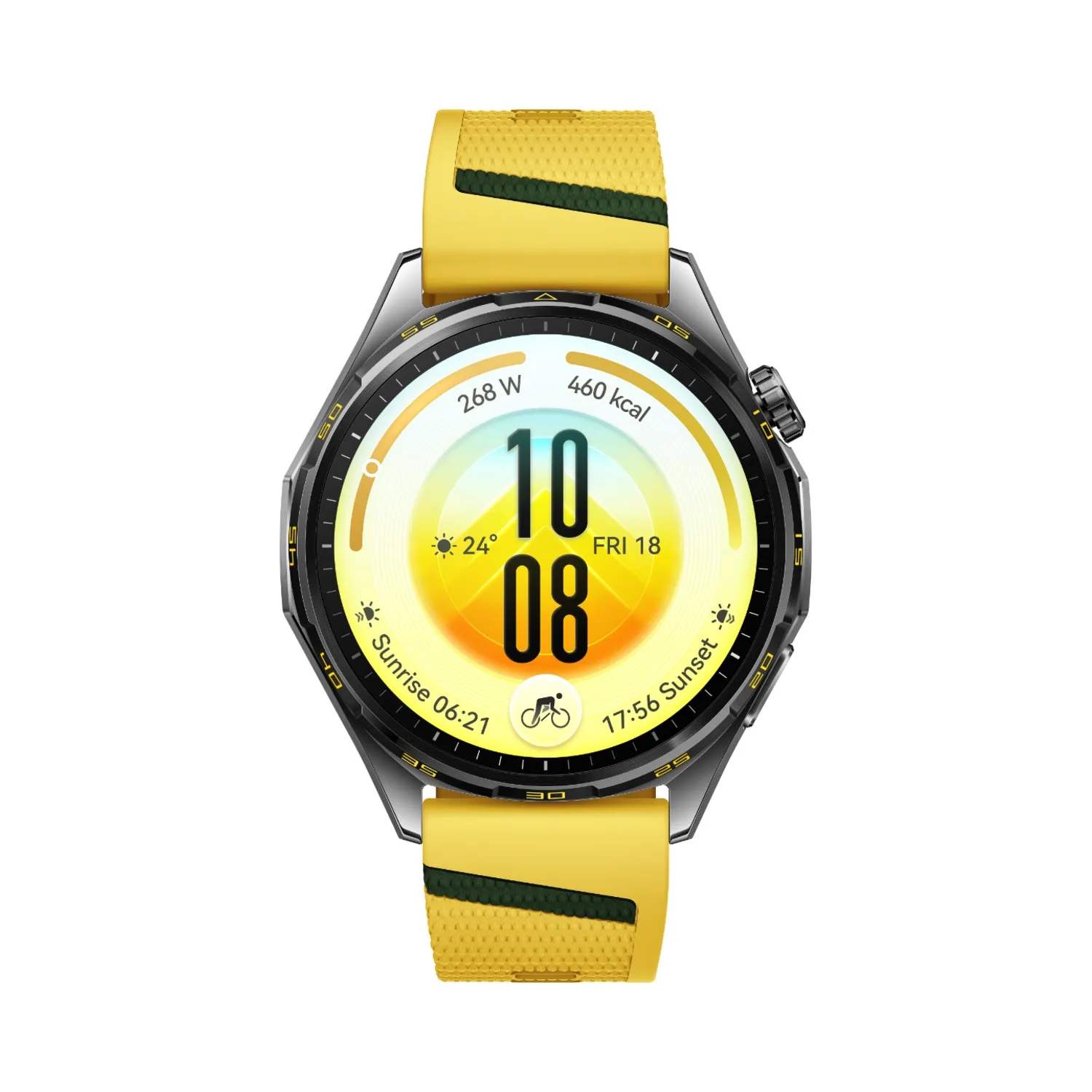 huawei watch gt 7 46mm smartwatch | 1.47 inch amoled 3000 nits | dual band gnss | up to 21 day battery life | yellow