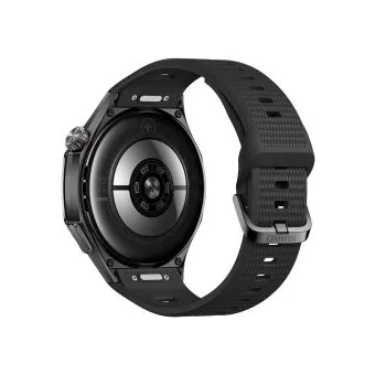 huawei watch gt 7 pro smartwatch | titanium alloy | 1.47 inch amoled 3000 nits | ecg | 40m free diving | black | back view
