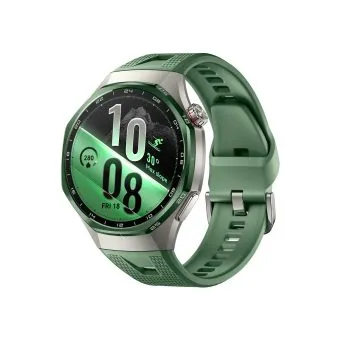 huawei watch gt 7 pro smartwatch | titanium alloy | 1.47 inch amoled 3000 nits | ecg | 40m free diving | green | angle view