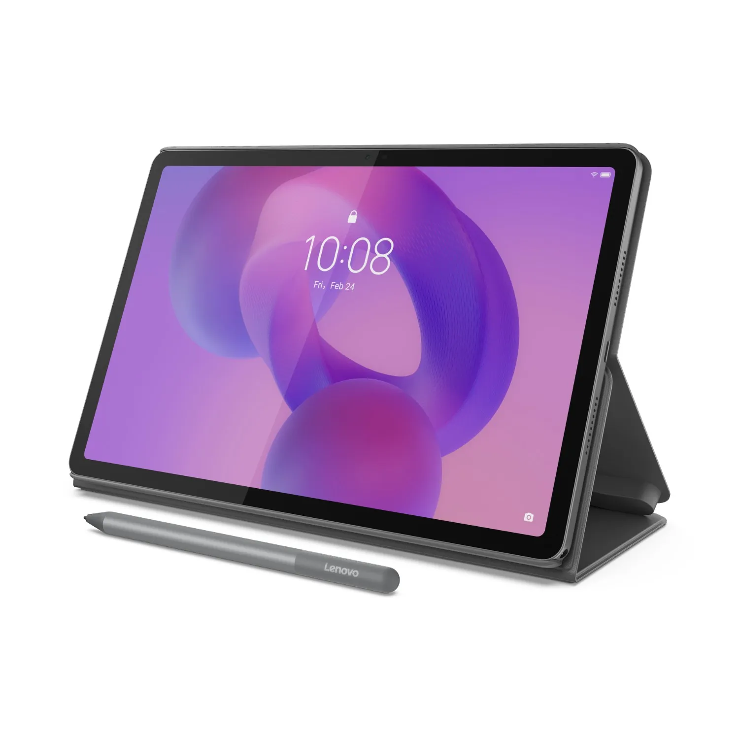 Lenovo Idea Tab 11" ZAFR0929US in Luna Grey with folio case and Tab Pen