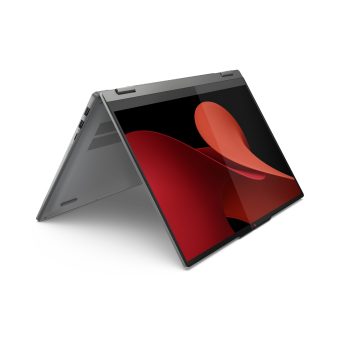 Lenovo IdeaPad 5 2-in-1 16AHP9 in Luna Grey in tent mode