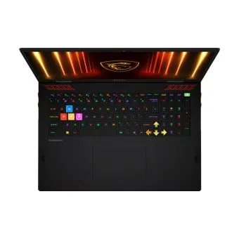 MSI Raider 18 HX AI A2XWIG-420US gaming laptop keyboard view
