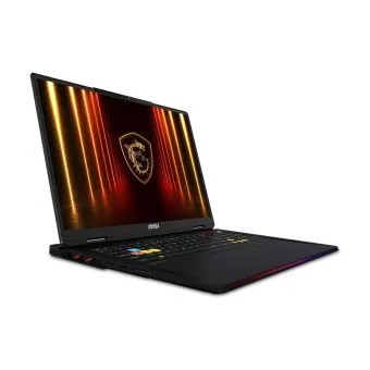 MSI Raider 18 HX AI A2XWIG-420US gaming laptop right angle view