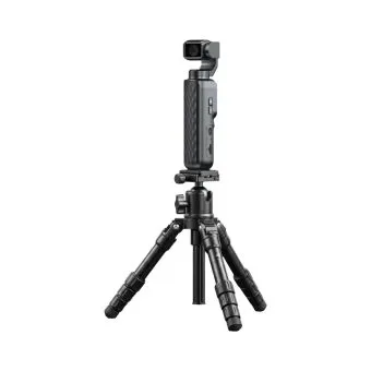 Powerology Lenso gimbal camera mounted on a tripod (tripod not included)