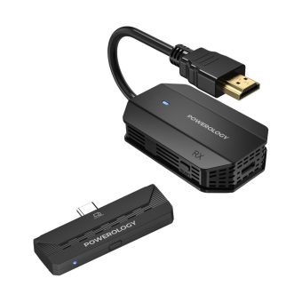Powerology Wireless HDMI Type-C Adapter Audio and Video