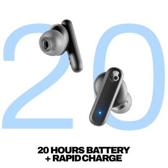 Skullcandy Smokin Buds wireless earbuds True Black