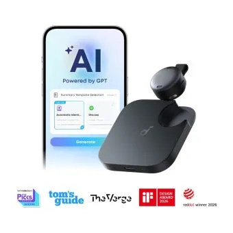 Soundcore Work AI Voice Recorder black
