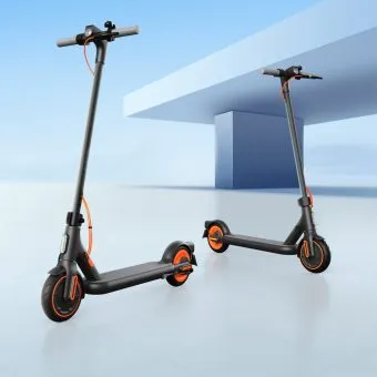 Xiaomi Electric Scooter 4 Go - pair in grey and orange
